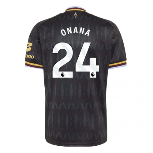 Aston Villa Amadou Onana #24 Replika Bortatröja 2026-27 Kortärmad
